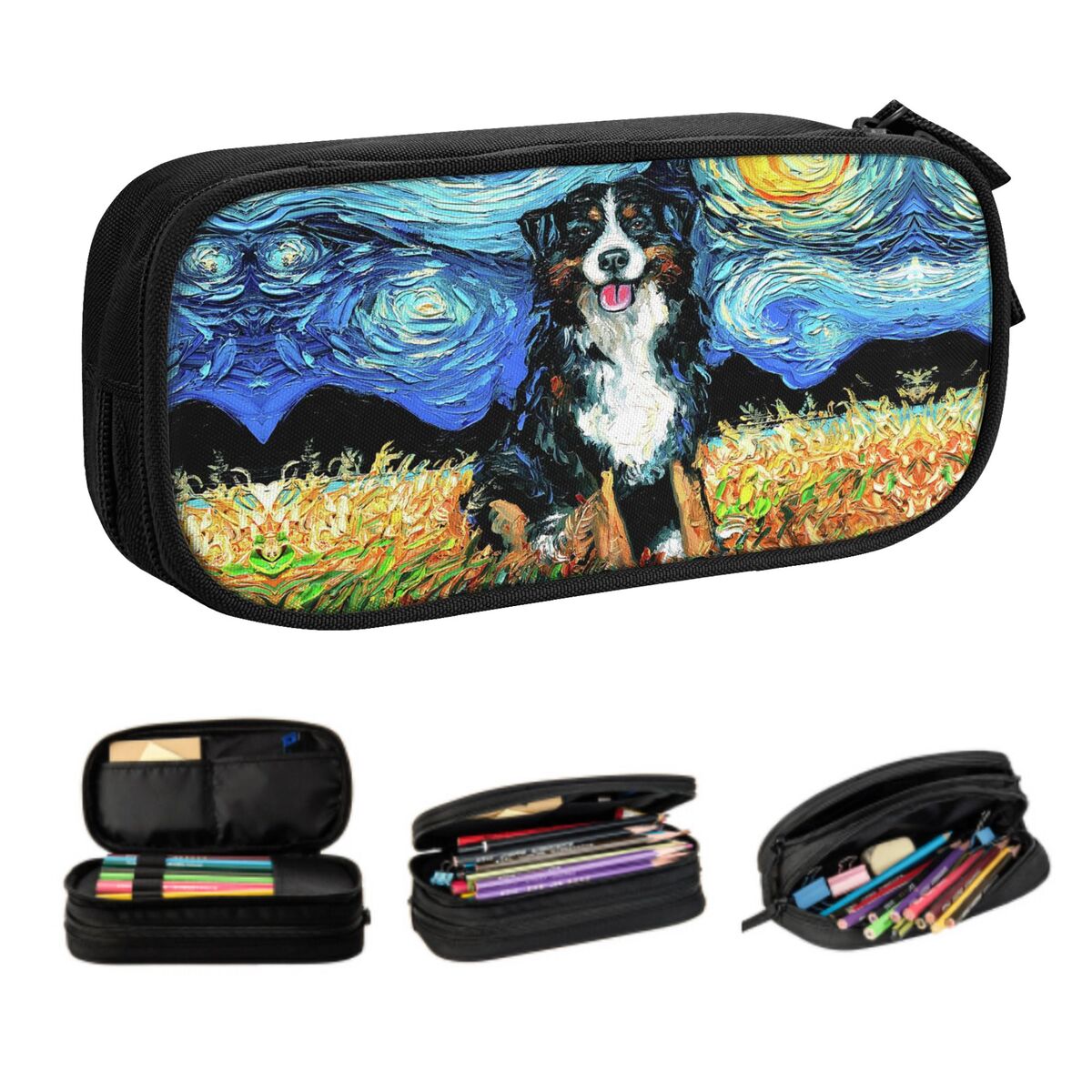 Pet X Supplies & Tack Howell - Personalizado noite estrelada bernese mountain dog