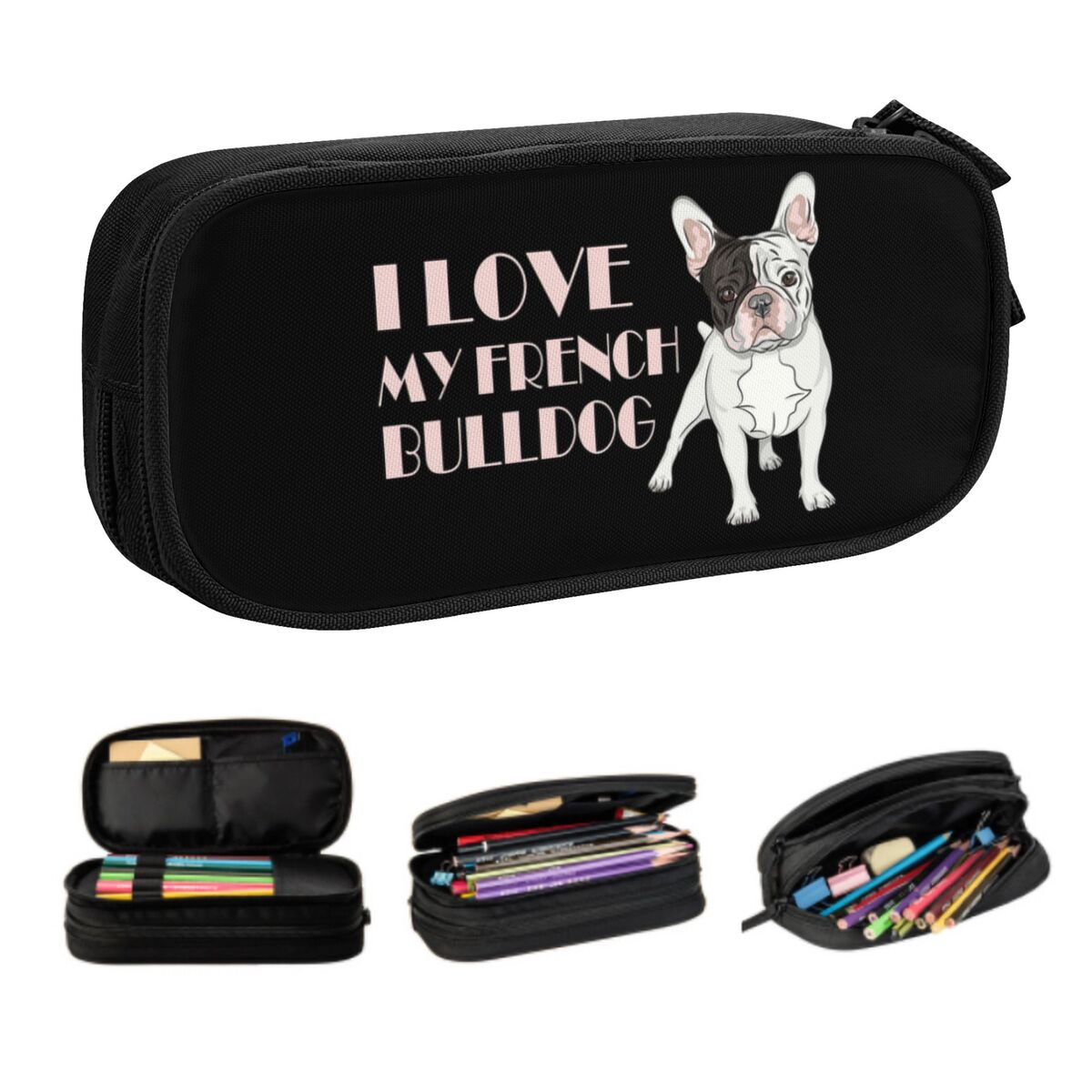 Pet X Supplies & Tack Howell - Personalizado buldogue francês bonito lápis caso