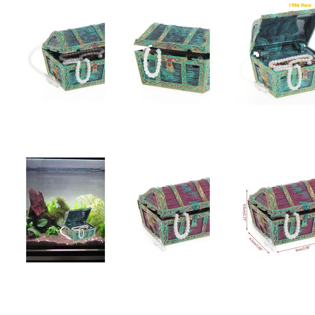 Pet X Supplies & Tack Howell - U1jb decorações baú tesouro aquário, caixa