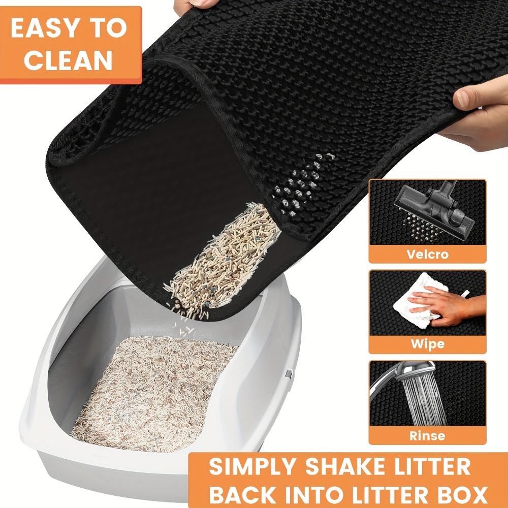 Tapete grande para areia de ga - Cat Litter Mat avaliação e preço