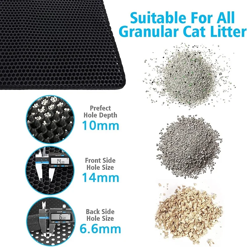 Tapete de areia para gatos, ta - Cat Litter Mat avaliação e preço