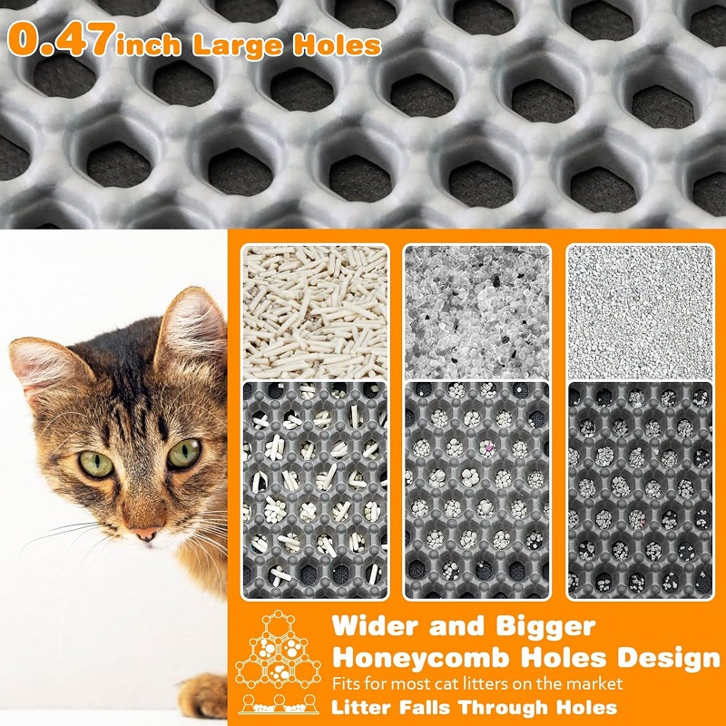 Tapete de areia para gatos, ta - Cat Litter Mat avaliação e preço
