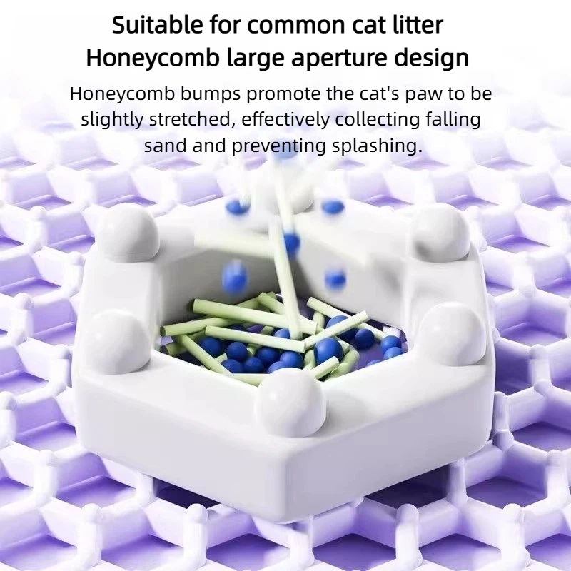 Tapete Roxo para Caixa de Arei - Cat Litter Mat avaliação e preço