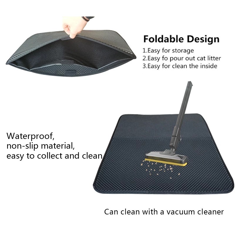 Caixa de areia esteira areia g - Cat Litter Mat avaliação e preço